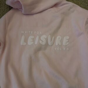 White Fox Boutique Pink Hoodie